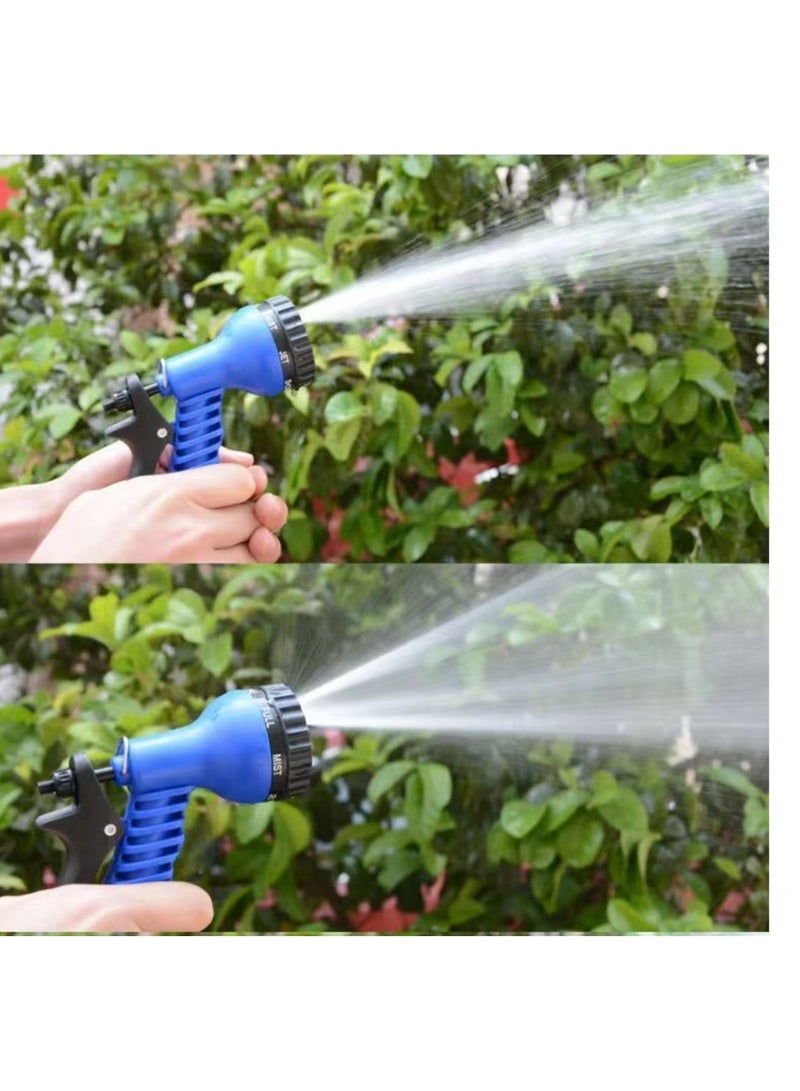 X-Hose Expandable sprinkler hose with spray gun blue/black 75 feet - Image 3
