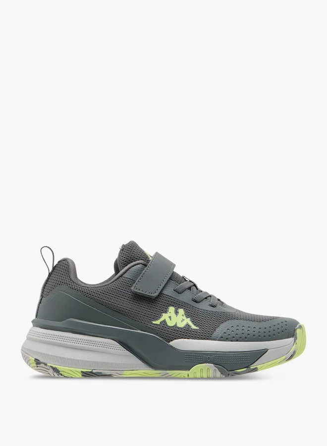 Kappa Boys' Pull Tab Detail Sports Shoes with Hook and Loop Closure