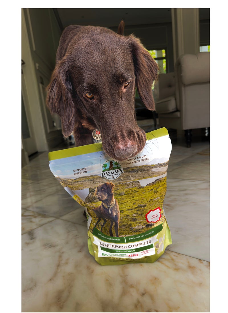 Doggy Village - Air Dry 100% Beef Dog Food DV 7520 - 1 kg - Image 1