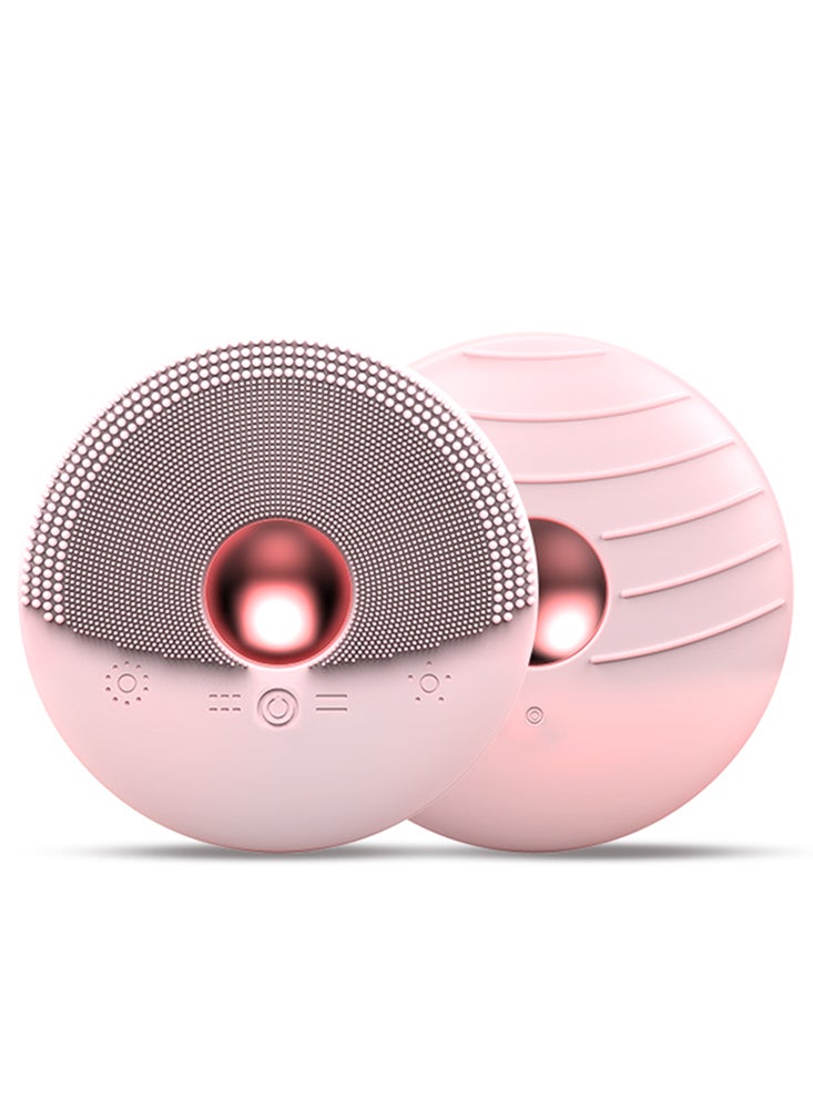 Perfii Waterproof Sonic Facial Cleanser Safe for Bathroom Use, Ultrasonic Automatic Foaming Warm Massage for Deep Cleansing with Facial Massage and Acoustic Pulse Technology - Image 1