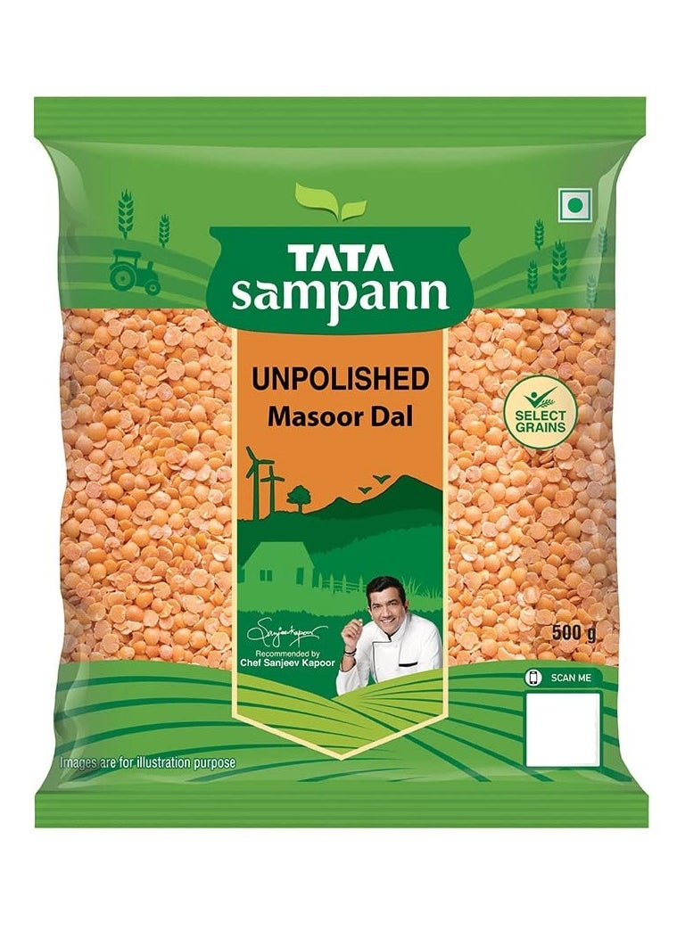 TATA Sampann Masoor Dal 500g  - Image 1