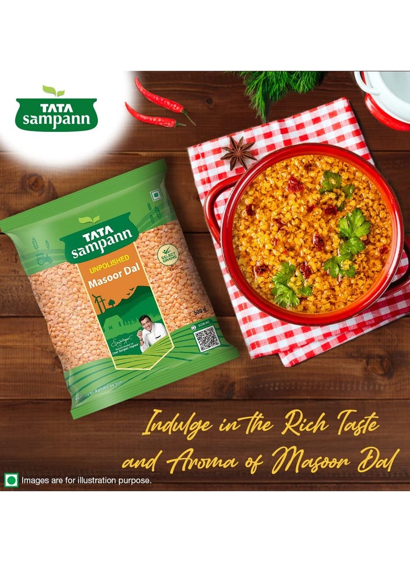 TATA Sampann Masoor Dal 500g  - Image 4