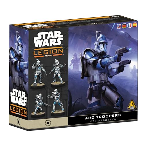 Asmodee Star Wars Legion ARC Troopers Unit Expansion Tabletop Miniatures Game Strategy Game for Kids and Adults Ages 14 2 Players 3 Hour Playtime - Image 1