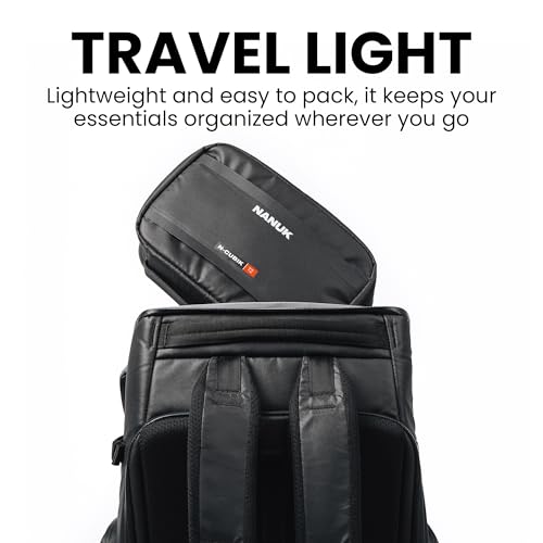 NANUK N-Cubik T2 Camera Bag Insert – Water-Resistant Pouch – Shockproof Protective Camera Insert for Backpack – Perfect for Accessories & Gear (10.6” x 6.5” x 3.5”) - Image 4