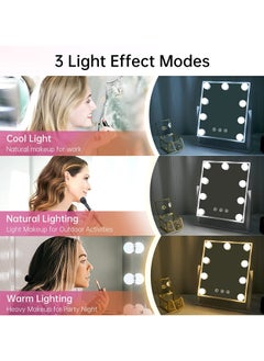 Cool Baby Hollywood Vanity Mirror with Dimmable LED Bulbs 3 Color Modes and Touch Control  - Image 5