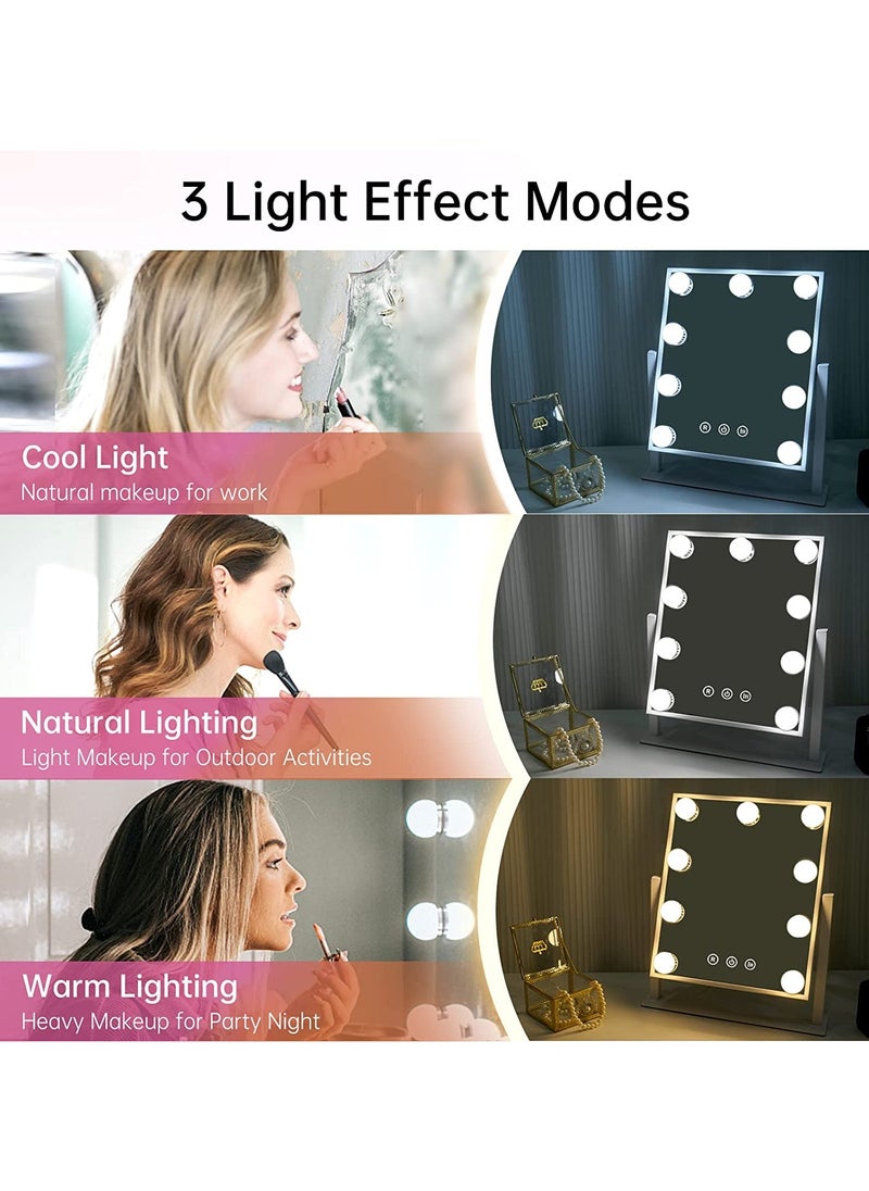 Cool Baby - Hollywood Vanity Mirror with Dimmable LED Bulbs 3 Color Modes and Touch Control - Image 1