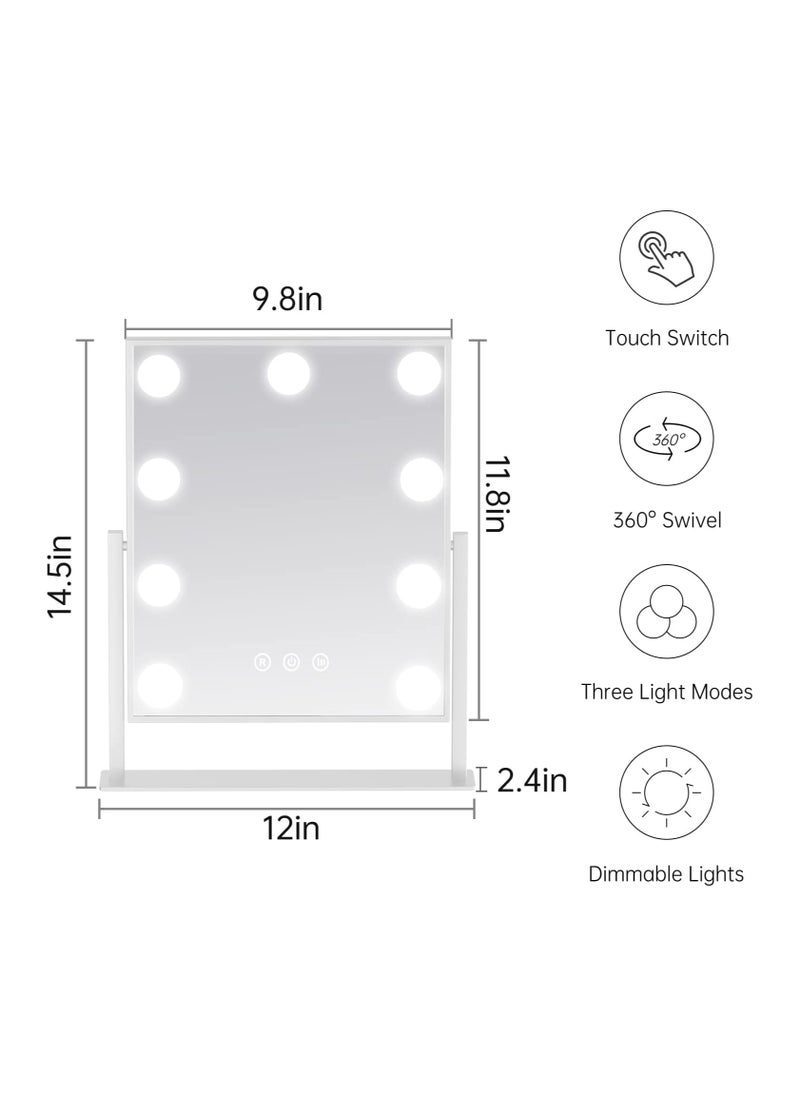 Cool Baby - Hollywood Vanity Mirror with Dimmable LED Bulbs 3 Color Modes and Touch Control - Image 1