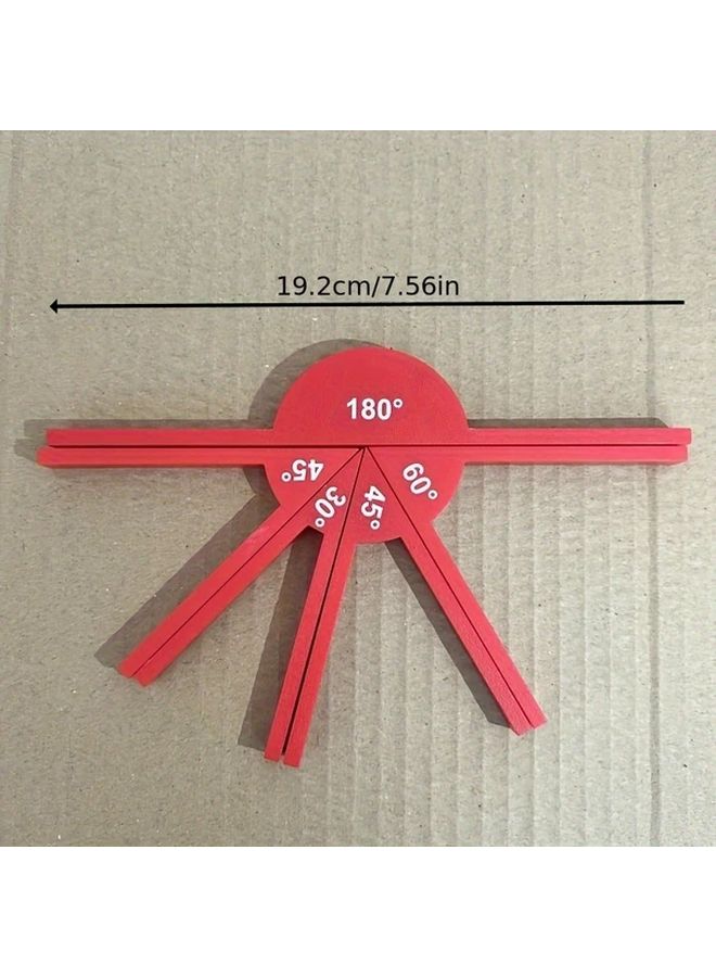 Teaching Protractor Set 30 45 60 180 Degrees Geometry Angle Measurement Tool - Image 3