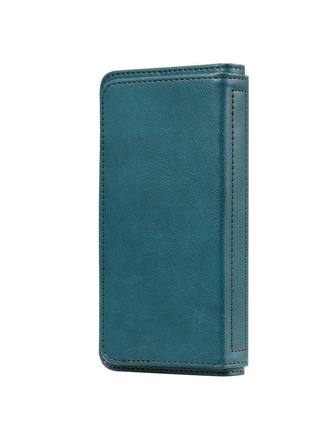 S-TOP Case For Samsung Galaxy A32 4G Multifunctional Magnetic Copper Buckle Horizontal Flip Solid Color Leather Case with 10 Card Slots & Wallet & Holder & Photo Frame - Image 3