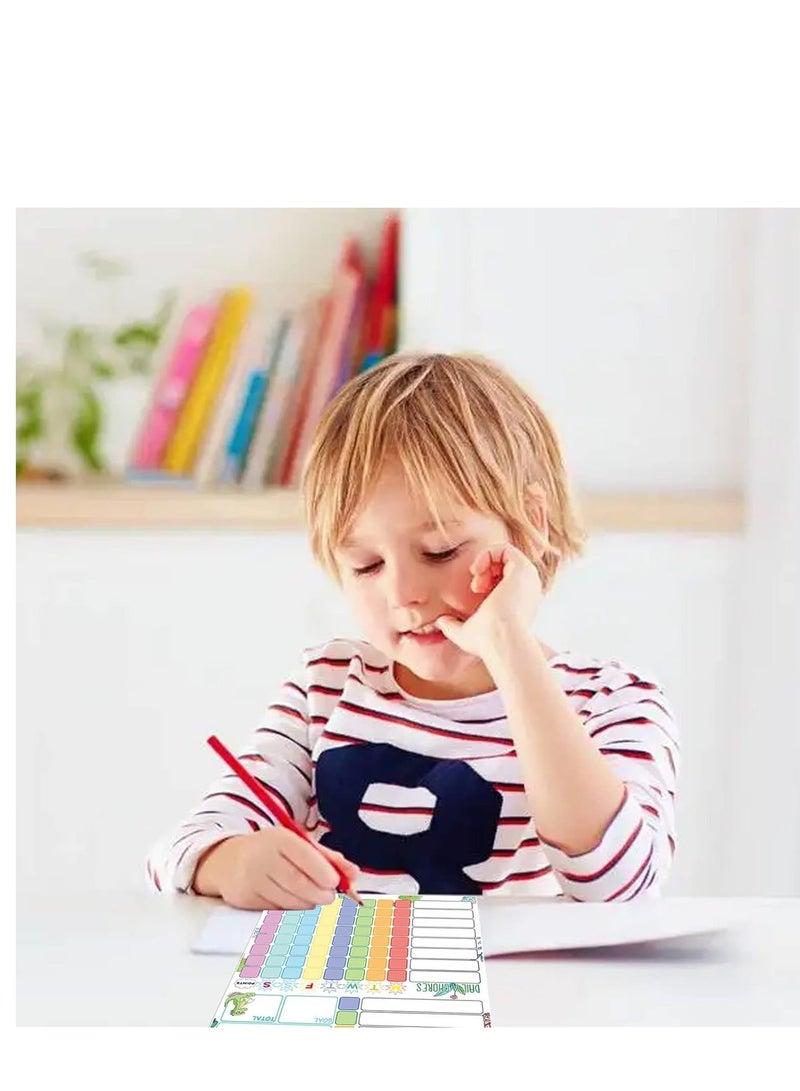 Magnetic Dry Erase Board, Magnetic Dry Erase Chore Chart Set, Behavior Chart Reward Chart for Chore, Activity, Exercise, Diet, Nutrition Behavior, Kids, Teenagers, Adults, 1 Pcs - Image 3