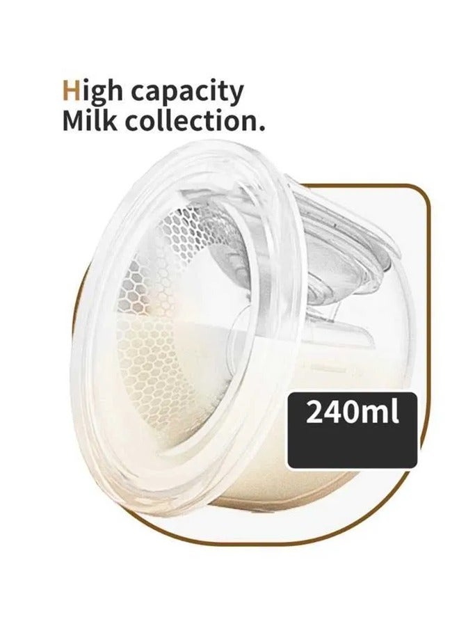 زي سي إم - هابي مضخة ثدي كهربائية مزدوجة محمولة ويمكن ارتداؤها - غير مرئية، بدون استخدام اليدين ومريحة - قابلة لإعادة الشحن مع قوة شفط وتحكم باللمس - Image 3