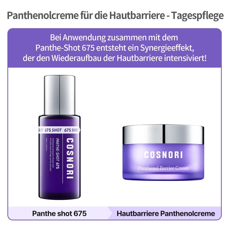 COSNORI Panthenol Barrier Cream - Strengthening Skin Barrier Face Moisturizer - with Panthenol and Kakadu Plum Extract â€“ Calming and Hydrating for Damaged Skin â€“ Irritation Free Formula, 1.69 oz. - Image 5