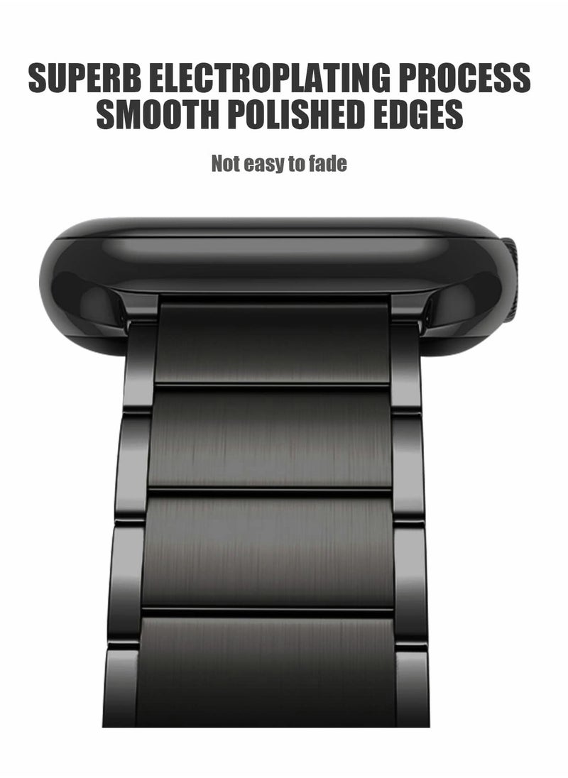 Generic - Magnetic Metal Straps for Apple Watch 45mm 44mm, Stylish Replacement Bands - Image 1