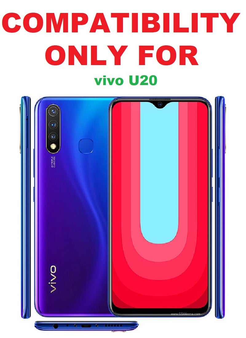 Super 2 Pieces Tempered Glass Screen Protector Anti-Spy Privacy Designed For vivo U20 Full Screen Coverage And Bubble Free - Image 3