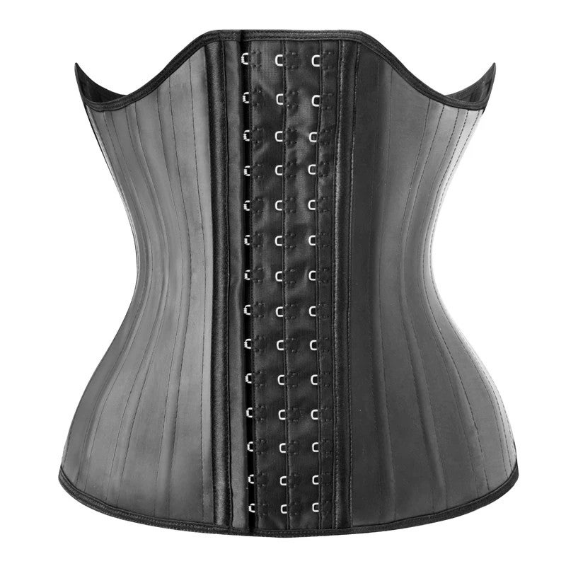 Bluejw Service Latex Detachable Mocha Waist Trainer - 25 Steel Bone Corset Waist Trimmers for Women - Image 2