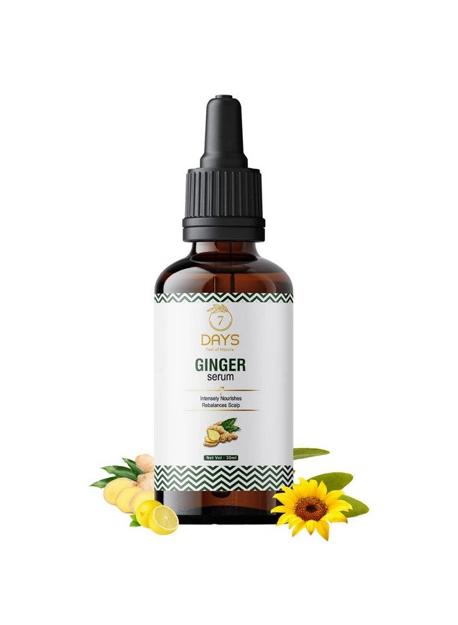 7 Days Ginger Hair Growth Serum For Strengthens Weak Hair With Ginger Oil & Sunflower Oil(30 Ml) - Image 3