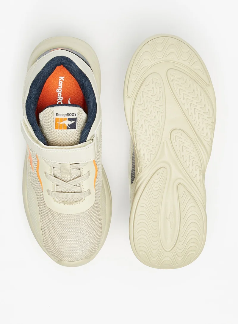 kangaROOS Kangaroos Boys' Textured Casual Sneakers With Hook And Loop Closure