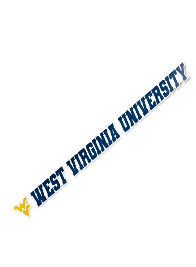 Desert Cactus West Virginia University Sticker Mountaineers WVU Hail Name Logo Vinyl Decal Laptop Water Bottle Car Scrapbook (15 Inch Sticker) - Image 1