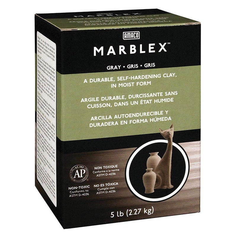 AMACO Marblexâ„¢ Self-Hardening Clay, 5 lbs.