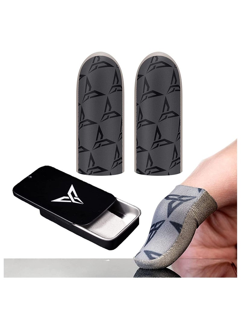Flydigi P1 Silver-Cloth Mobile Gaming Finger Sleeve Extremely Thin Material, Zero Touch, Breathable, Extremely Sensitive - Image 1