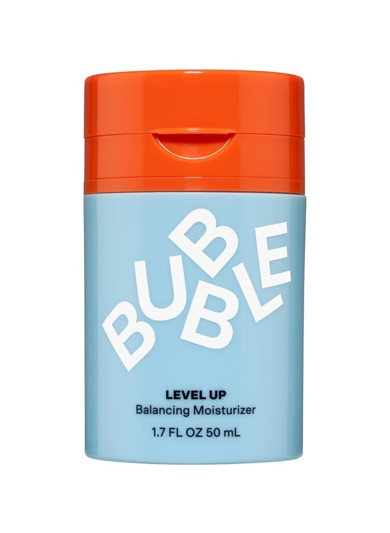 Bubble Skincare Level Up Balancing Moisturizer，Face Hydrating Gel Moisturizer Formulated with Zinc PCA + Niacinamide for Improved Texture & Radiance，Skin Care for Oily or Combination Skin (50ml) - Image 1