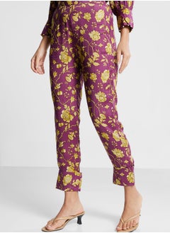 indya Floral Print Kurti & Pants Set  - Image 4