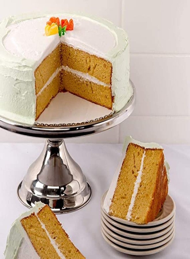 finality Stainless Steel Round Display Decorating Cake Stand for Cake Cutting,13 Inches Diameter - Pizza Dessert Cupcake Pies Muffins Stand - Image 2