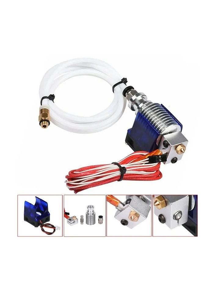 طابعة ثلاثية الأبعاد E3D V6 J-head Hotend جديدة من قطعة واحدة، فوهة طارد 1.75 مم 0.4 مم - Image 1