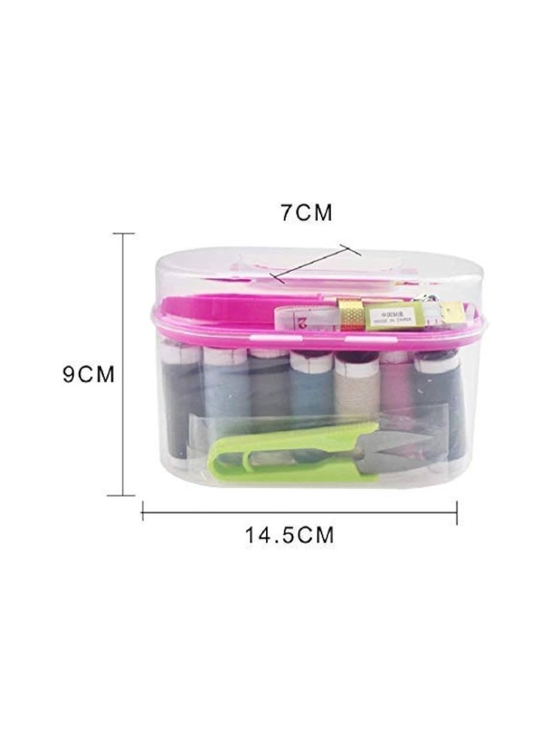 Portable Mini Travel Sewing Box With Needle Threads Sewing Kits Multicolour Design may vary. - Image 4