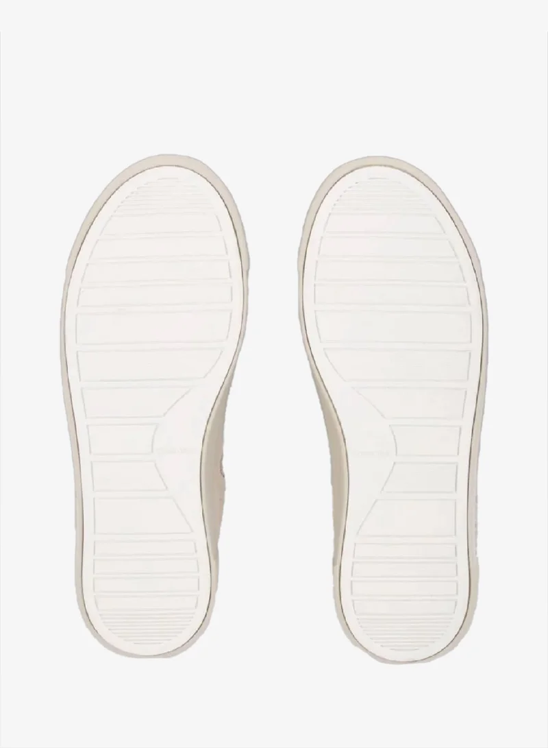 Calvin Klein Sand Pebble Suede Trainers for Women | Best Price UAE