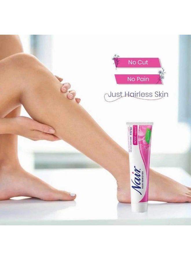 Nair Cream for hair removal With Rose Fragrance - 110 gm - Image 5