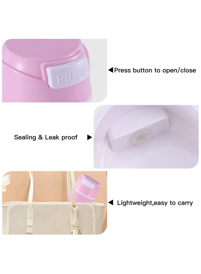 بريتي ميموري حاوية تخزين غراء الرموش، حامل غراء الرموش محكم الغلق، حامل جرة لاصقة لـ 38 زجاجة من لوازم تكنولوجيا الصمغ التي يجب اقتناؤها (وردي) - Image 5