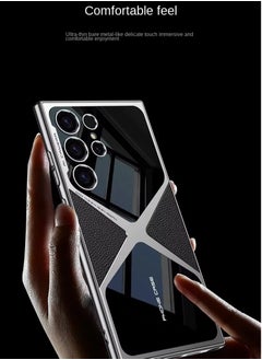 GKK Luxury Leather Case for Samsung Galaxy S25 Ultra (2025) ,Electroplated with Camera Protected and Pen Slot Design Support Wireless Charging - Pen Not Included  - Image 5