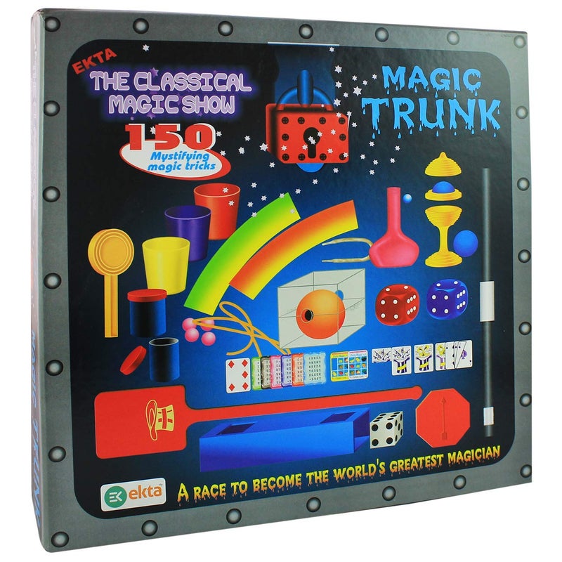 Ekta Plastic Magic Trunk - The Classical Magic Show, Multi Color, Kids - Image 3
