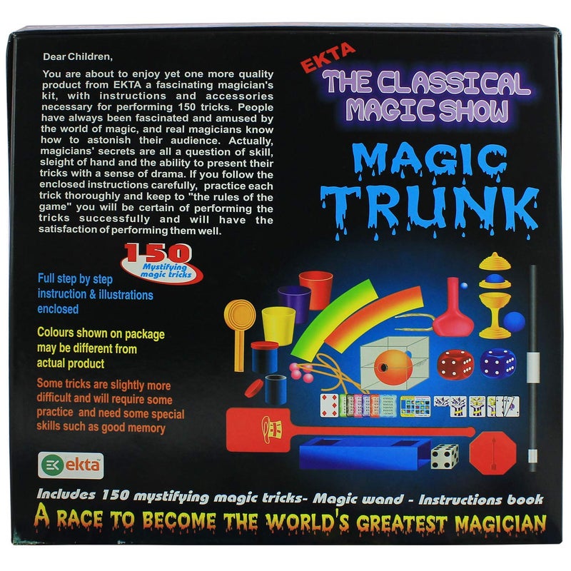 Ekta Plastic Magic Trunk - The Classical Magic Show, Multi Color, Kids - Image 5