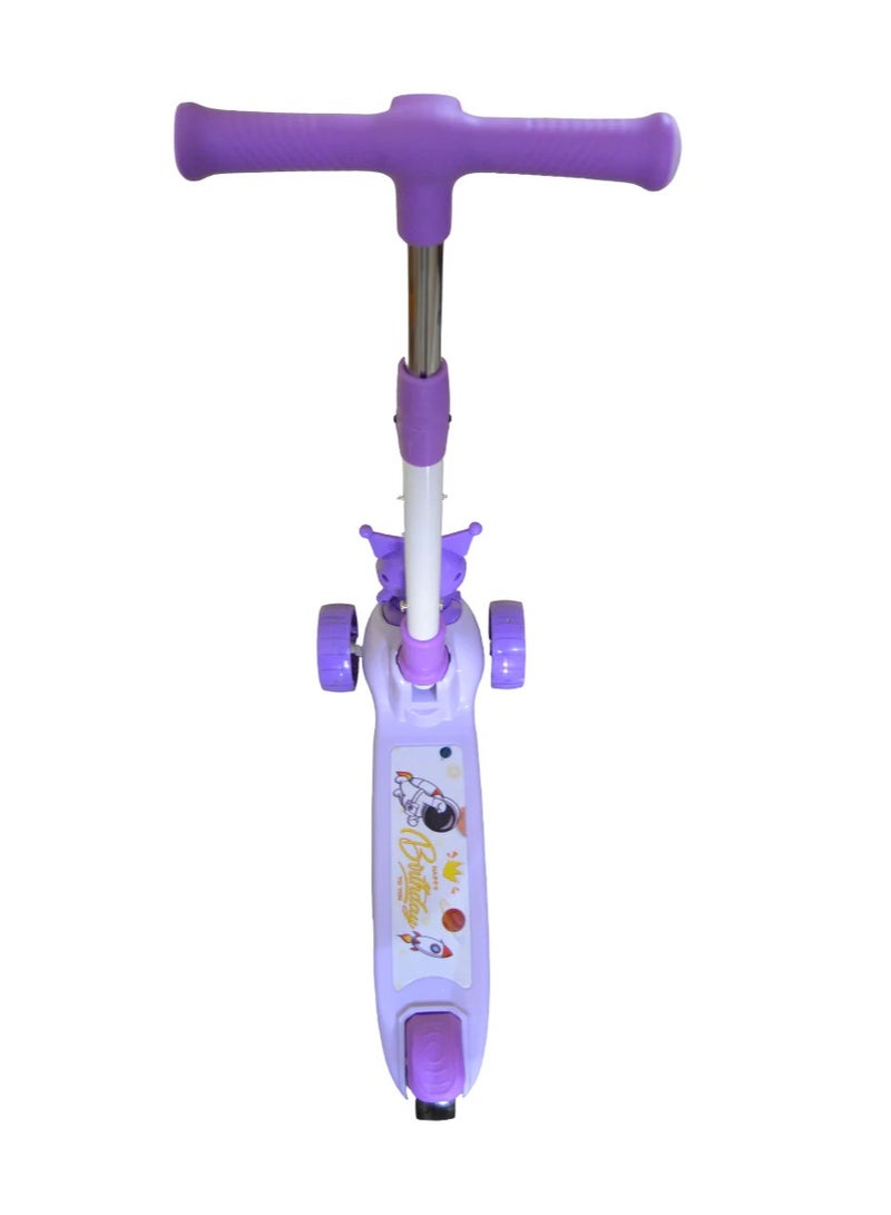 Scooter  Kids Purple Scooter with Fun Character – Safe & Durable Ride for Children - Image 2