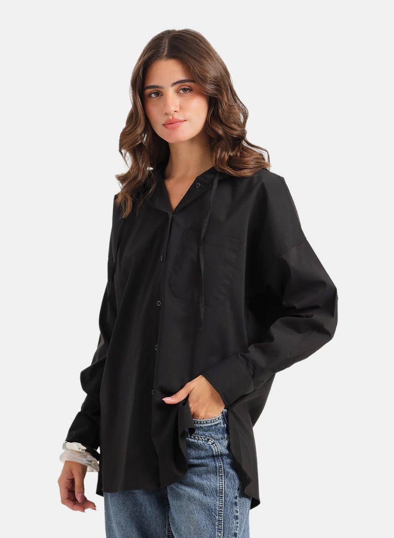 Carina Hooded Button-Up Shirt - Image 3