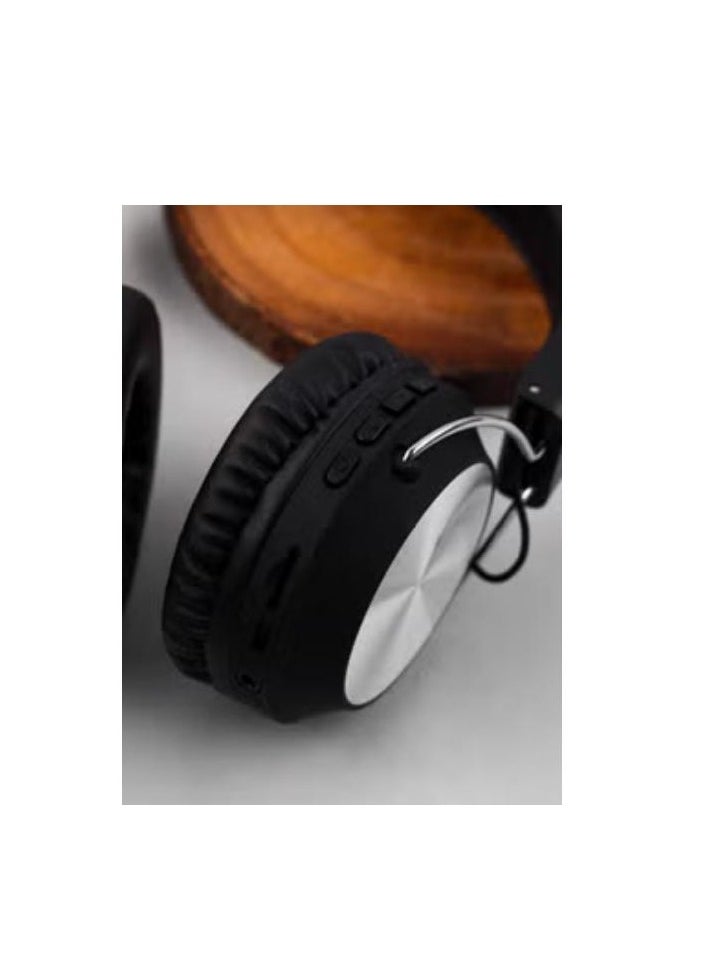 SODO - SD-1001 Dual Mode "Bluetooth-FM - sd card -Wireless Headphone - Black - Image 1