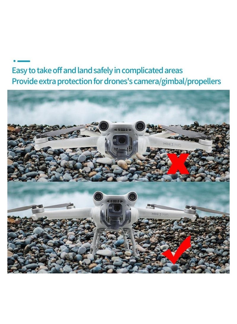 Excefore Mini 3 Pro Extender Landing Gear, Support Protector Holder Compatible with DJI Mavic Mini 3 Pro - Image 4