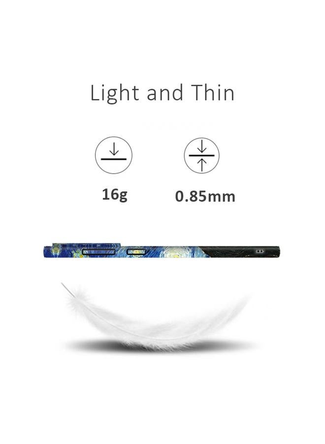 Samsung Galaxy S23+ Art Oil Painting Phone Case - Van Gogh Starry Night - Full Pack Frosted Cool Creative Lens Anti Drop Case  - Image 4