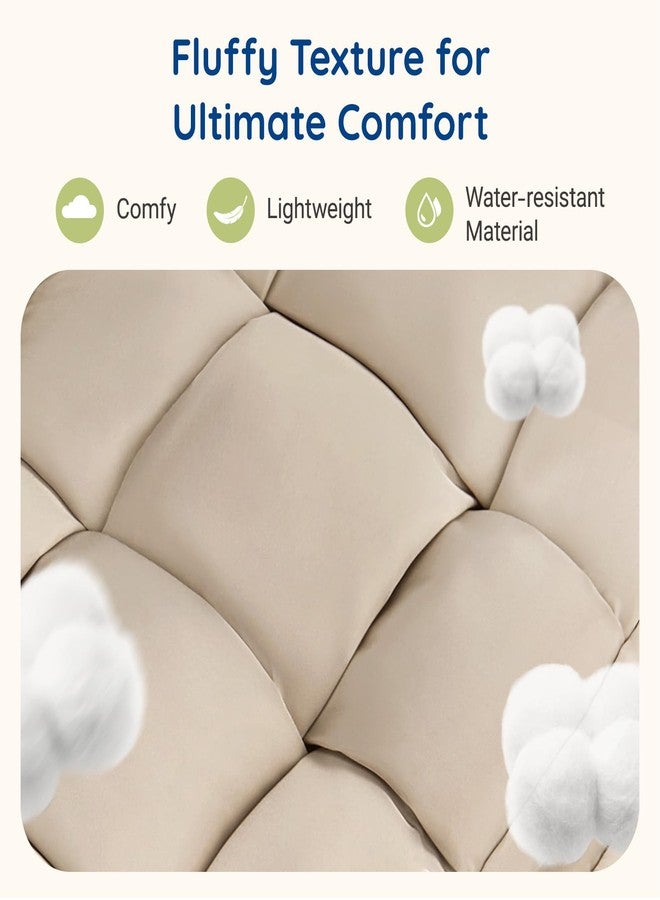MOMMORE حقيبة حفاضات صغيرة من مومور، حقيبة حفاضات ميني للأطفال، حقيبة ظهر مبطنة بحفاضات مع وسادة تغيير، جيوب معزولة، حزام عربة، حقيبة أطفال منسوجة للسفر والعمل - Image 4