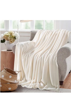 Moon Flannel Microfiber Sofa Blanket, Luxury Light Silver Throw Blanket, King Size Lightweight and Comfortable for Bed and Sofa, Super Soft and Warm Solid Color  - Image 2