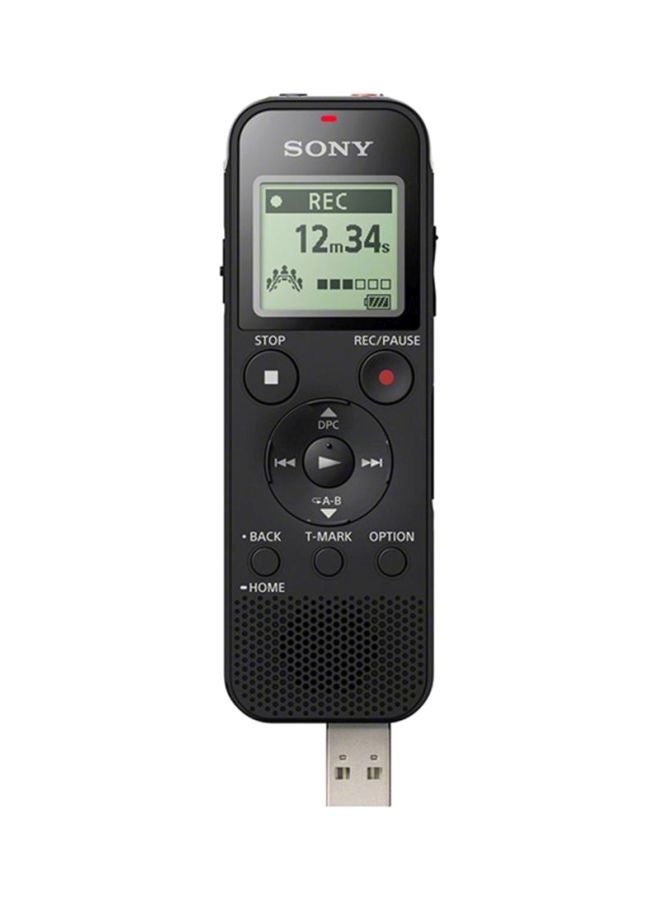 Sony Digital Voice Recorder With Built-In USB ICD-PX470 Black - Image 1