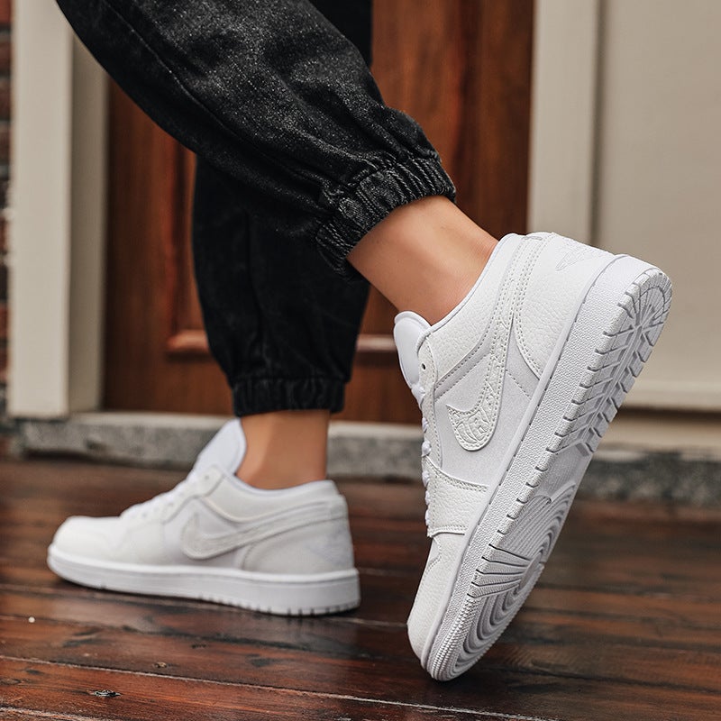 Putian Aj Men'S Shoes Black And White Panda Men'S Aj1 Low-Top All-White Air Force One Women'S Plate Shoes - Image 5