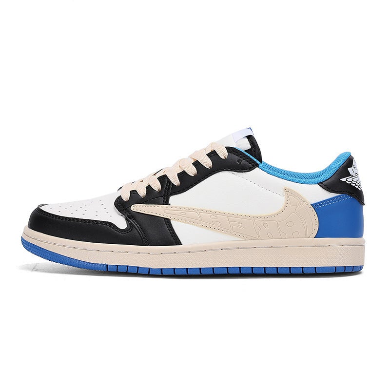 Putian Aj Men'S Shoes Black And White Panda Men'S Aj1 Low-Top All-White Air Force One Women'S Plate Shoes - Image 1
