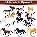 Winrayk 110Pcs Horse Birthday Party Favors Supplies NonWoven Gift Bags Mini Figurines Make Your Own Stickers Gifts Toys Kids Western Cowboy Cowgirl Farm Animals Horse Birthday Party Supplies Decor - Image 2