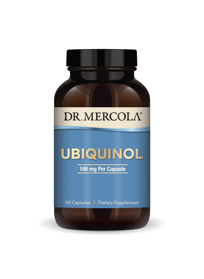 Dr. Mercola Ubiquinol 100 mg Per Capsule, 90 Capsules, Dietary Supplement  - Image 1