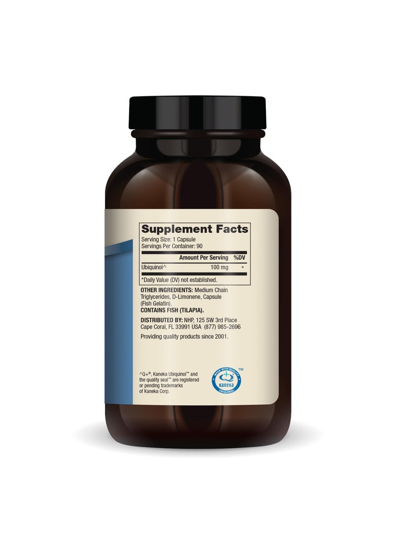 Dr. Mercola Ubiquinol 100 mg Per Capsule, 90 Capsules, Dietary Supplement  - Image 2