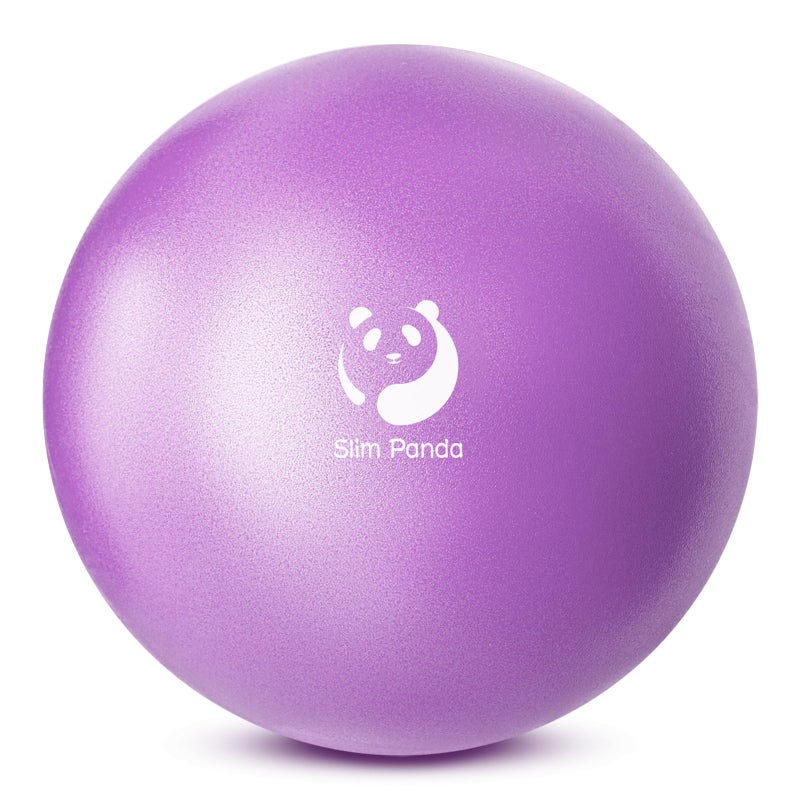 Slim Panda Pilates Ball, 9 Inch Small Exercise Ball, Anti Burst Mini Yoga Ball for Stability, Workout, Barre, Core Strength, Physical Therapy, Balance, Stretching - Image 1