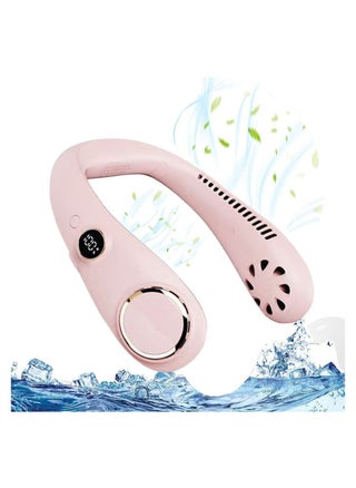 Portable Neck Fan - Wearable Bladeless Personal Fan 3000mAh USB Rechargeable Battery Fan 3 Speed ​​60 Air Outlet, 360° Cooling Hanging Neck Fan with LED Display - pzsku/Z3119AD5DFEEBBC9E3C00Z/45/_/1690269464/6b7e2294-0227-4e61-b8c5-80a4bd54619b